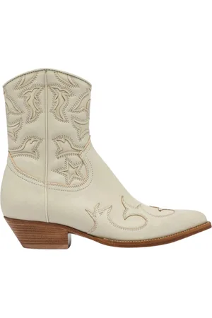 Buttero Buty, Kobieta, Biały, 37 1/2 EU, Botki z Gwiazdą