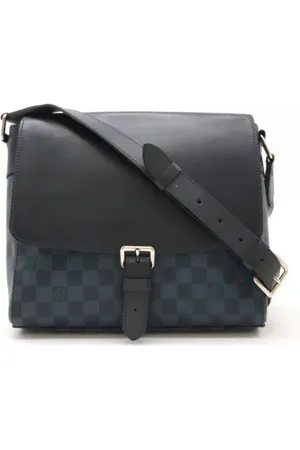 LOUIS VUITTON Pre-owned, Mężczyzna, Niebieski, ONE SIZE, Len, Pre-owned Canvas crossbody-bags