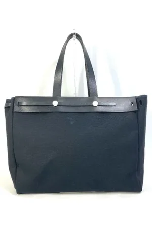 Hermès Pre-owned, Kobieta, Czarny, ONE SIZE, Bawełna, Pre-owned Cotton totes
