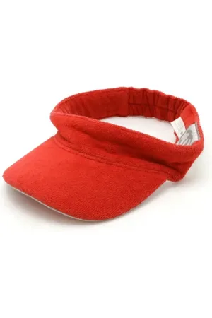 CHANEL Pre-owned, Kobieta, Czerwony, ONE SIZE, Bawełna, Pre-owned Cotton hats