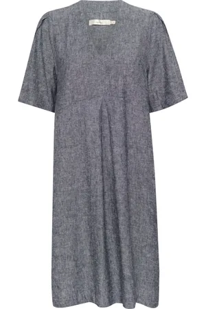 INWEAR Sukienki, Kobieta, Niebieski, XL, Krótka Sukienka Granatowy Melanż