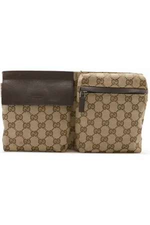 Gucci Pre-owned, Mężczyzna, Beżowy, ONE SIZE, Skóra, Pre-owned Canvas gucci-bags