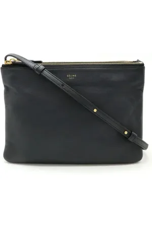 Céline Pre-owned, Kobieta, Czarny, ONE SIZE, Skóra, Pre-owned skórzane torby na ramię