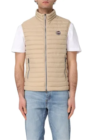 Colmar Kurtki, Mężczyzna, Beżowy, 3XL, Poliester, Stylowy Pikowany Kamizelka