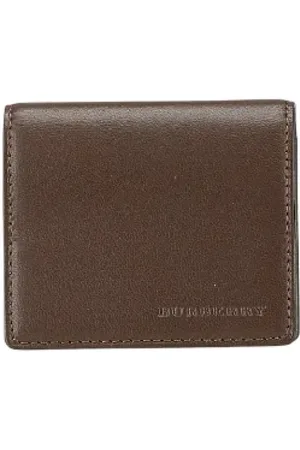 Burberry Pre-owned, Mężczyzna, brązowy, ONE SIZE, Skóra, Pre-owned skórzane portfele