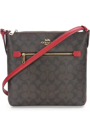 Coach Pre-owned, Kobieta, brązowy, ONE SIZE, Pre-owned Plastic shoulder-bags
