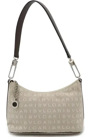 Bvlgari Pre-owned, Kobieta, Beżowy, ONE SIZE, Skóra, Pre-owned Canvas shoulder-bags