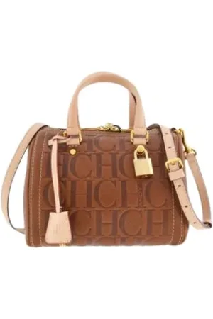 Carolina Herrera Torebki, Kobieta, brązowy, ONE SIZE, Skóra, Torebka Andy 5