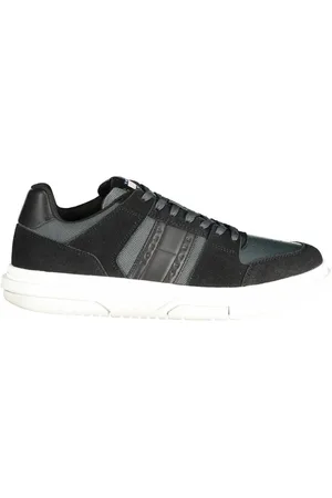 Tommy Hilfiger Buty, Mężczyzna, Czarny, 46 EU, Len, Czarny Skórzany But Męski