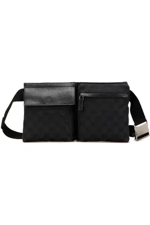 Gucci Pre-owned, Kobieta, Czarny, ONE SIZE, Skóra, Pre-owned Canvas gucci-bags