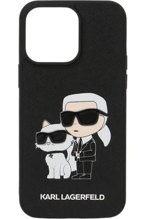 Karl Lagerfeld Akcesoria, Mężczyzna, Czarny, ONE SIZE, Pokrowiec na i Phone 13 Pro Max Choupette