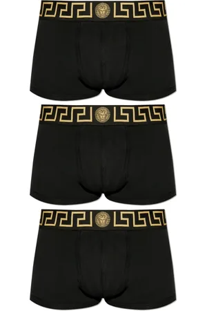 VERSACE Bielizna, Mężczyzna, Czarny, S, Trójpak bokserek
