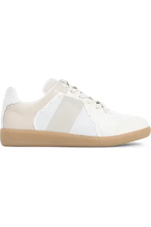 Maison Margiela Buty, Mężczyzna, Biały, 41 EU, Zamsz, Szare Sneakersy Aw 24