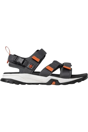 Timberland Buty, Mężczyzna, Szary, 44 EU, Sandały na Zewnątrz z Zapięciem na Rzep