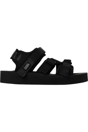 SUICOKE Buty, Mężczyzna, Czarny, 40 EU, Czarne sportowe sandały