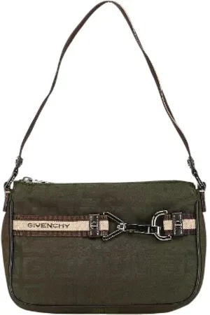 Givenchy Pre-owned, Kobieta, Zielony, ONE SIZE, Skóra, Pre-owned skórzane torby na ramię