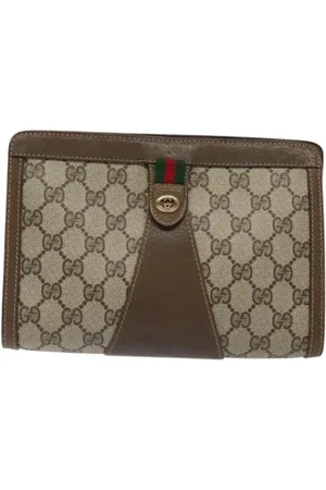 Gucci Pre-owned, Kobieta, Beżowy, ONE SIZE, Skóra, Pre-owned Leather clutches