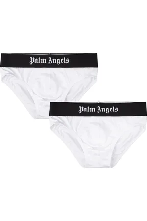 Palm Angels Bielizna, Mężczyzna, Biały, XL, Białe Męskie Figi Zestaw