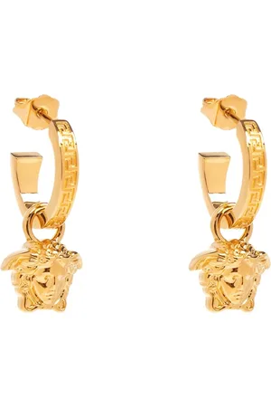 VERSACE Akcesoria, unisex, Żółty, ONE SIZE, Kolczyki