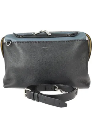Fendi Pre-owned, Mężczyzna, Czarny, ONE SIZE, Skóra, Pre-owned Leather fendi-bags