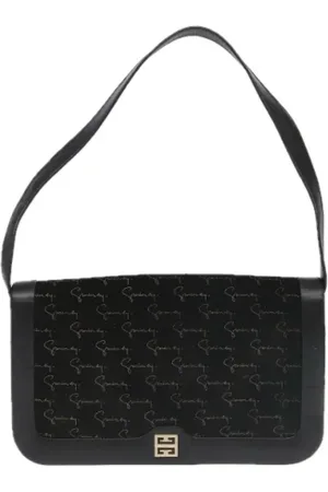 Givenchy Pre-owned, Kobieta, Czarny, ONE SIZE, Zamsz, Pre-owned Suede shoulder-bags