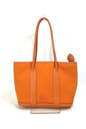 Hermès Pre-owned, Kobieta, Pomarańczowy, ONE SIZE, Bawełna, Pre-owned Cotton shoulder-bags