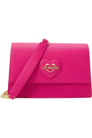 Moschino Torebki, Kobieta, Różowy, ONE SIZE, Torba Saffiano PU