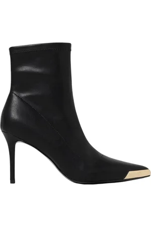 VERSACE Buty, Kobieta, Czarny, 38 EU, Czarne Szpilki Botki