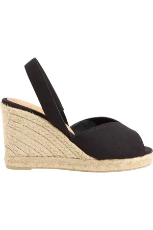 Castaner Buty, Kobieta, Czarny, 37 EU, Brisa Sandały z Otwartymi Palcami