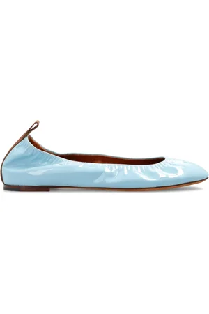 Lanvin Buty, Kobieta, Niebieski, 37 EU, Skóra, Skórzane baleriny