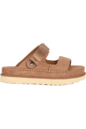 UGG Buty, Kobieta, brązowy, 41 EU, Zamsz, Złote Star Glide Sandały