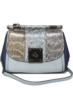 Coach Pre-owned, Kobieta, Niebieski, ONE SIZE, Skóra, Pre-owned skórzane torby na ramię