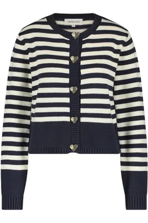 Fabienne Chapot Swetry, Kobieta, Niebieski, S, Stine Cardigan
