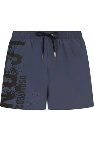Dsquared2 Stroje kąpielowe, Mężczyzna, Niebieski, L, Midi Boxer Briefs