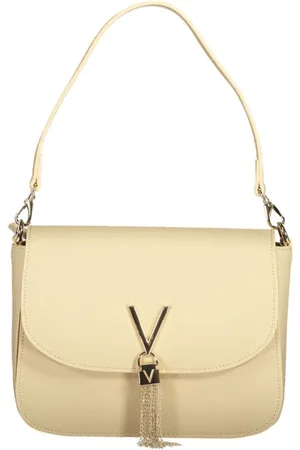 Valentino by Mario Valentino Torebki, Kobieta, Beżowy, ONE SIZE, Len, Beżowa Damska Torebka z Rączką na Ramię