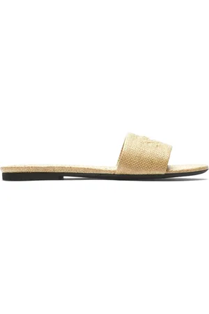 Nº21 Buty, Kobieta, Beżowy, 37 EU, Czerwone Modne Slides Sandały