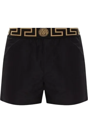 VERSACE Stroje kąpielowe, Mężczyzna, Czarny, XL, Nylon, Strój kąpielowy