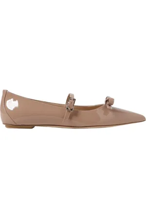 Stuart Weitzman Buty, Kobieta, Różowy, 37 EU, Czarne Lakierowane Baletki