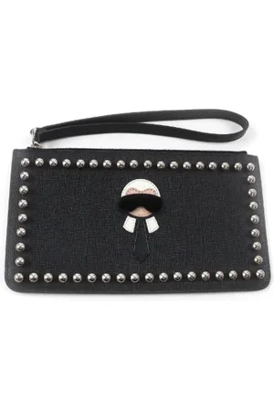 Fendi Pre-owned, Kobieta, Czarny, ONE SIZE, Pre-owned Leather clutches