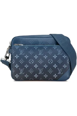 LOUIS VUITTON Pre-owned, Mężczyzna, Niebieski, ONE SIZE, Skóra, Pre-owned Canvas shoulder-bags