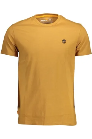 Timberland Koszulki, Mężczyzna, brązowy, S, Bawełna, Brązowy Bawełniany T-shirt Męski