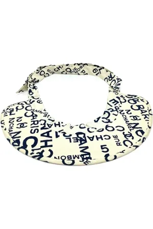 CHANEL Pre-owned, Kobieta, Biały, ONE SIZE, Bawełna, Pre-owned Cotton hats