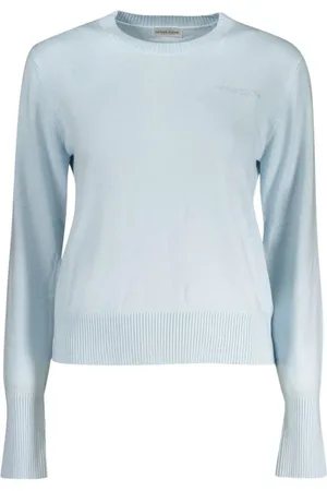 Guess Swetry, Kobieta, Niebieski, M, Lekki Sweter Kobaltowy Damski Styl