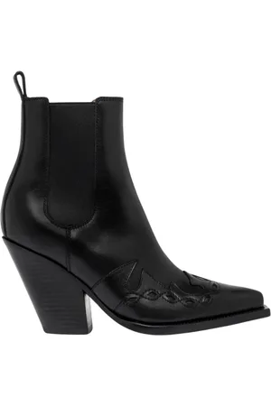 Buttero Buty, Kobieta, Czarny, 40 1/2 EU, Czarne Western Style Botki