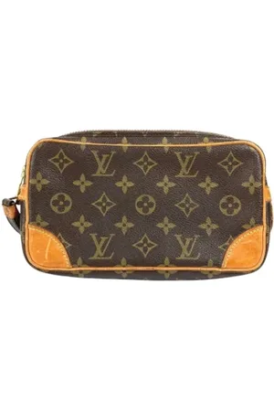 LOUIS VUITTON Pre-owned, unisex, brązowy, ONE SIZE, Pre-owned Canvas clutches
