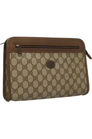 Gucci Pre-owned, Kobieta, Beżowy, ONE SIZE, Skóra, Pre-owned Leather clutches