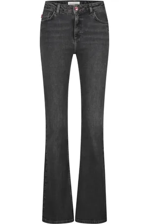 Fabienne Chapot Jeansy, Kobieta, Szary, W31, Denim, Eva Flare Jeansy
