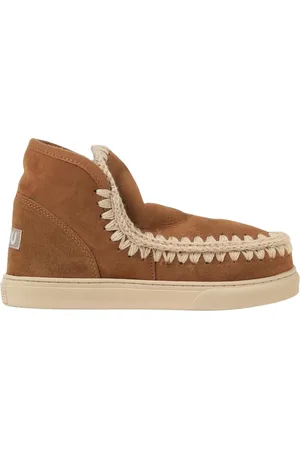 Mou Buty, Kobieta, brązowy, 36 EU, Zamsz, Brązowe buty typu high top