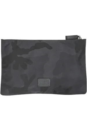 VALENTINO Pre-owned, Mężczyzna, Czarny, ONE SIZE, Nylon, Pre-owned Nylon clutches