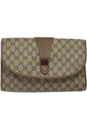 Gucci Pre-owned, Kobieta, Beżowy, ONE SIZE, Skóra, Pre-owned Leather clutches